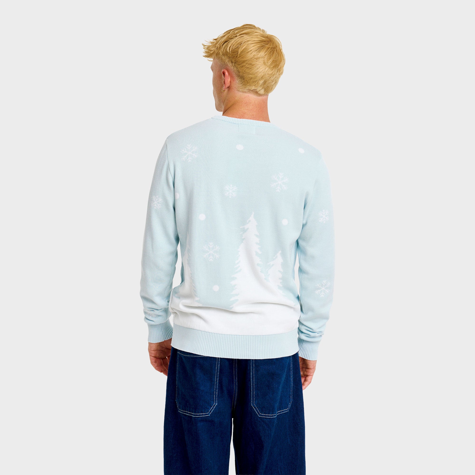 Den søde pingvin julesweater - Herre.